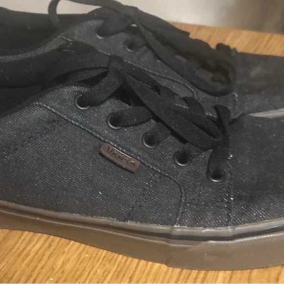 VANS BISHOP WAXED DENIM BLACK/GUM MEN’S SKATEBOARDING Sneakers Shoes 7.5 - Picture 5 of 11